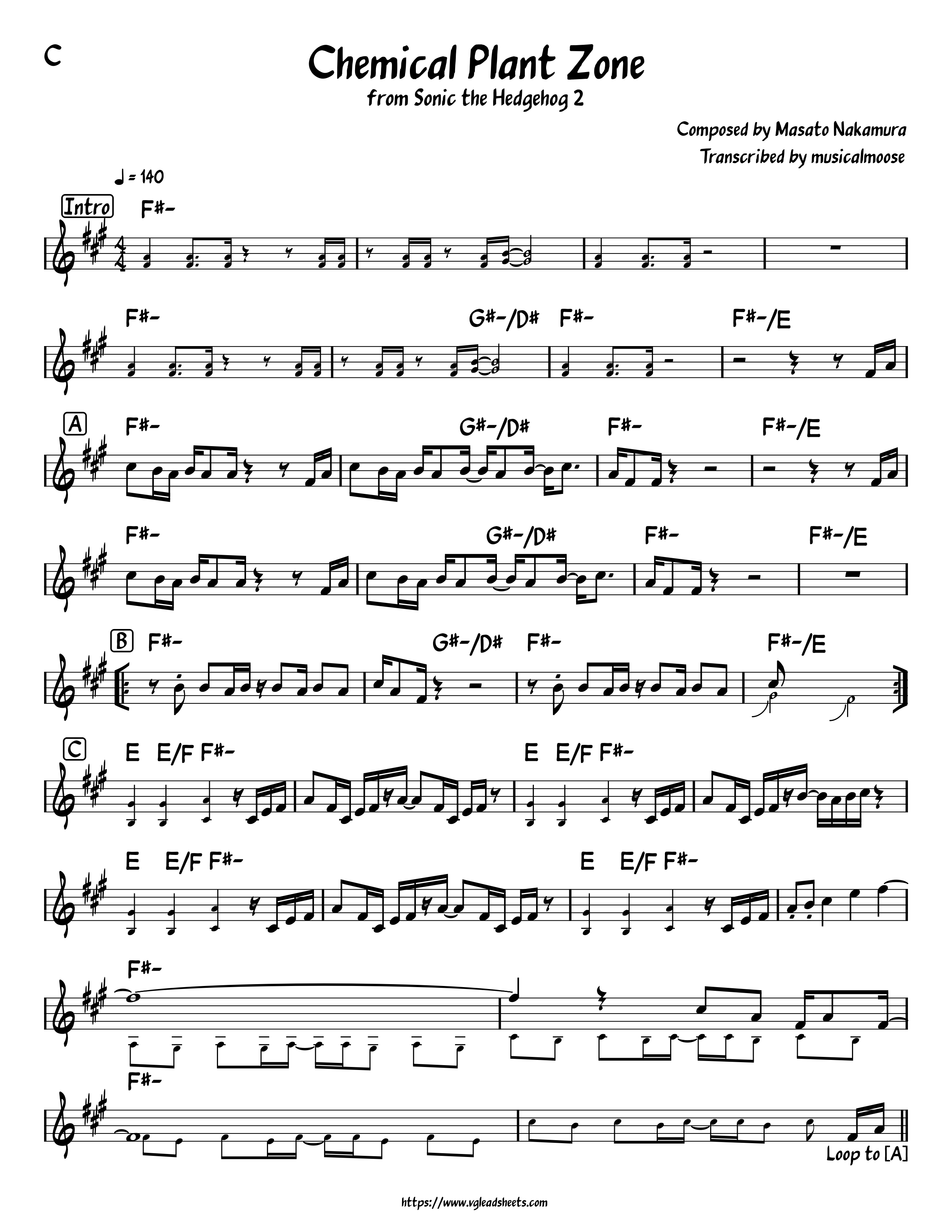 Green Hill Zone Sheet music for Piano (Solo)